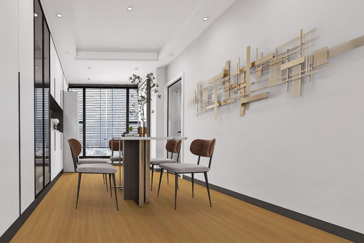 Brauner wasserdichter Carbon-Laminatboden