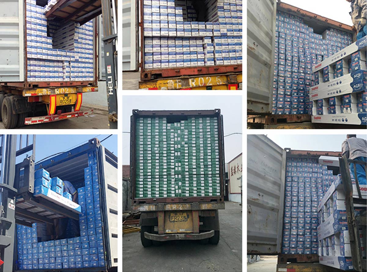 HDF Carbon wasserdichter Laminatboden, Verpackung und Versand