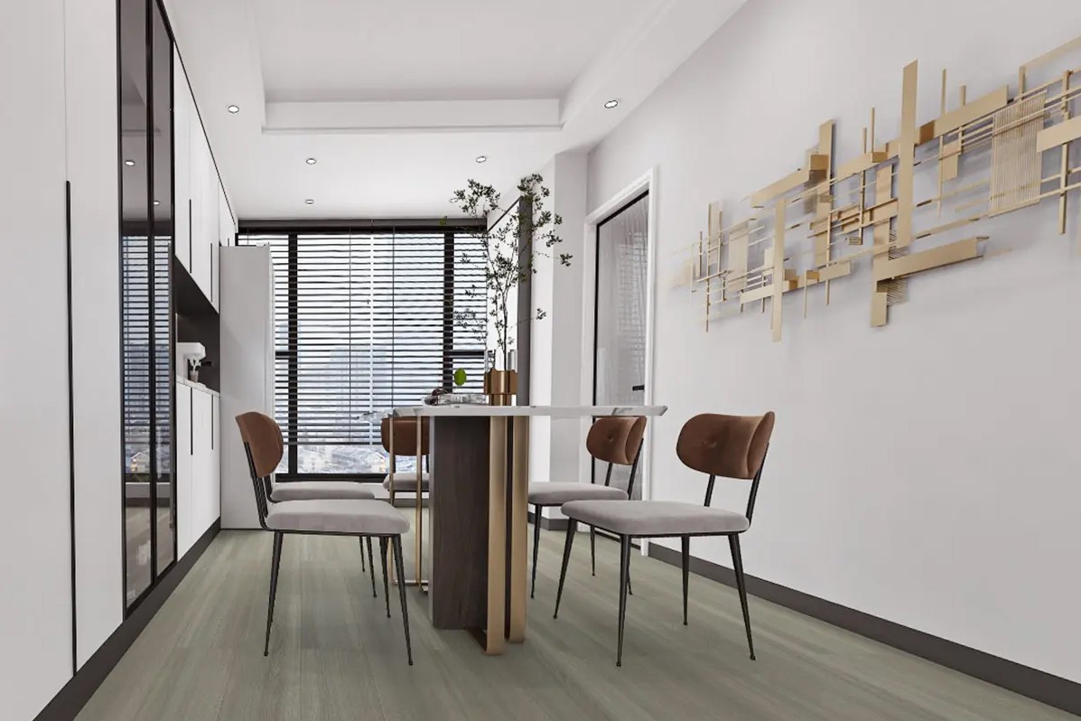 8 mm wasserdichter HDF-Carbon-Laminatboden